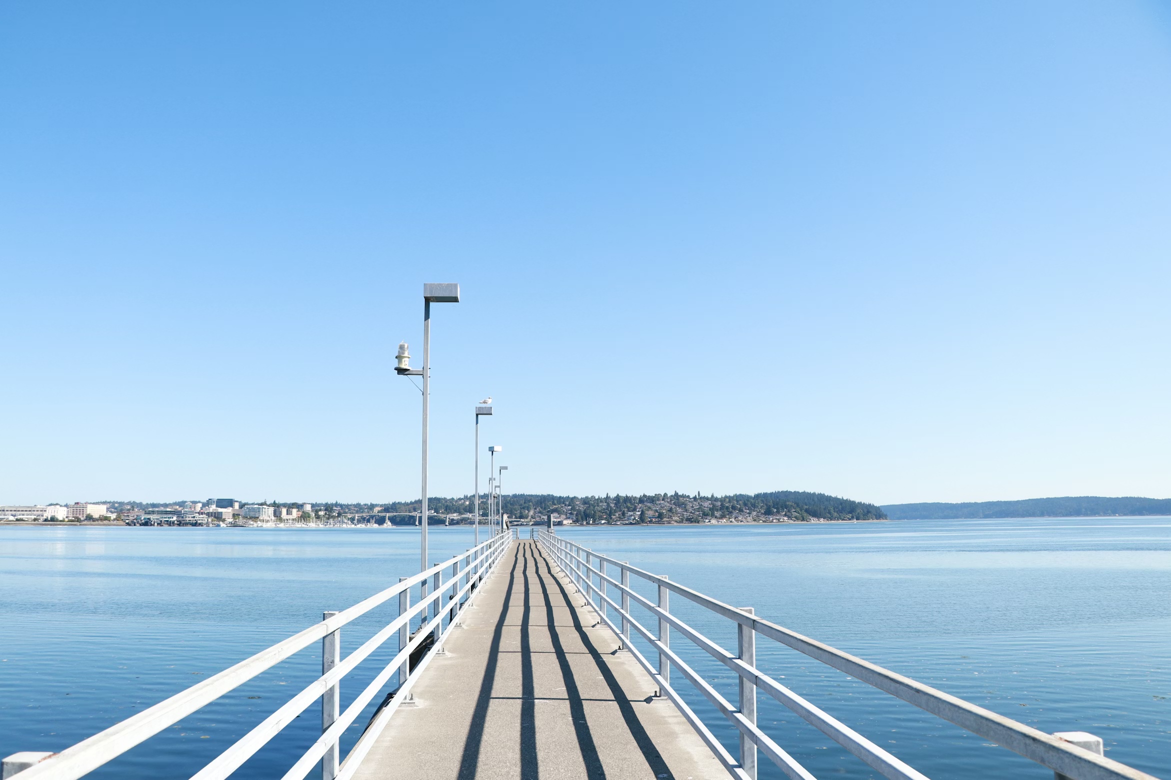 Kitsap County, Washington: Puget Sound pier near Bremerton